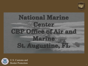 Customs & Border Patrol`s National Marine Center