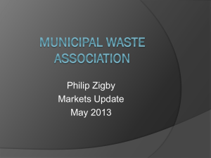 City of Guelph - Municipal Waste Association