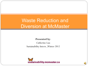 Waste and Recycling Presentation
