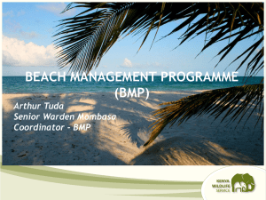 Beach Management Program