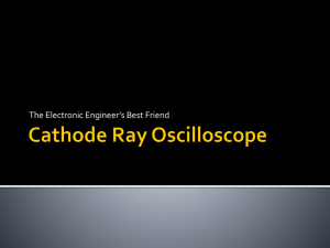 Cathode Ray Oscilloscope (CRO) - the Antonine Education Website