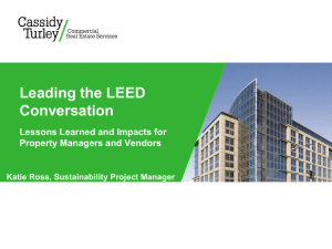 Leading the LEED Conversation: Lessons Learned and