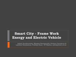 IIT Madras - Smart City - Frame Work Energy and Electric Vehicle