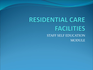Residential Staff Education Powerpoint