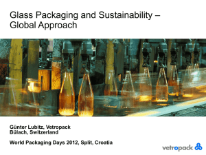 Glass Packaging and Sustainability - Global Approach