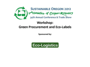 presentation - Association of Oregon Recyclers