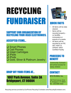 Recycling Fundraising
