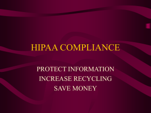 HIPAA Compliance - Practice Greenhealth