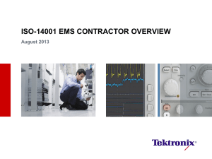 ISO-14001 EMS OVERVIEW TRAINING Competence