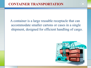container transportation