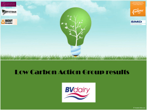 BV Dairy: LCAG results