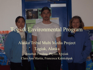 Togiak Environmental Program - Alaska Native Tribal Health