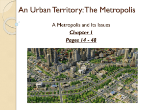 An Urban Territory: The Metropolis