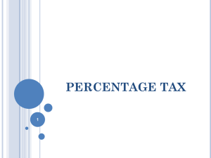 PERCENTAGE TAX - Susan Dajao Tusoy