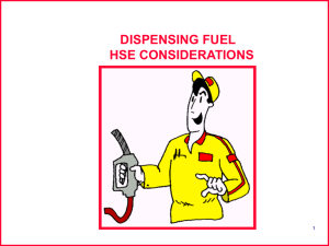 Dispensing fuel - Safety Awakenings