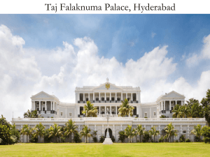 The Taj Hotels Resorts and Palaces