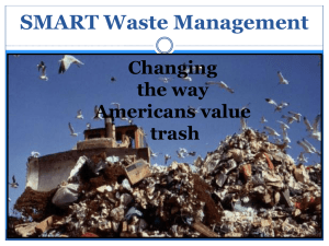 SMART Waste Management (5MB PPT)