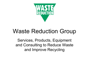 WRG Presentation - Waste Reduction Group Inc.