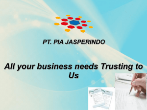 PIA JASPERINDO Consulting