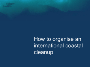03-How to organise a cleanup - International Coastal Cleanup
