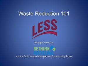 Waste Reduction 101