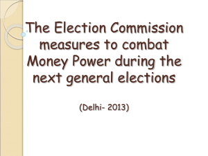 PPT Presentation on Poll Party (Delhi 2013)