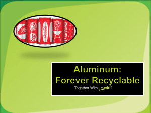Aluminum: Forever Recyclable