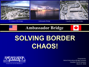 Solving Border Chaos! - Paula Lombardi, Ambassador Bridge