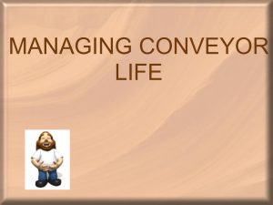 save-MANAGING CONVEYOR LIFE SAND