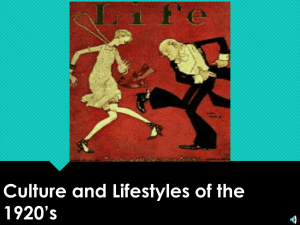 Sports, Fads, Fashion, Entertainment, and Inventions of the 1920`s