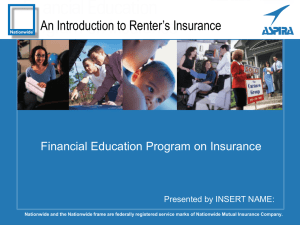 Renters Insurance PowerPoint