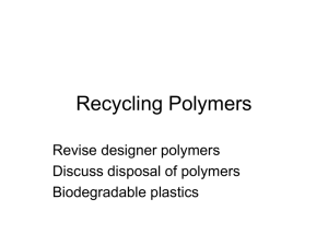 Recycling Polymers - WordPress.com