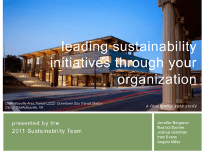 Leading Sustainability Initiatives Through Your Organization