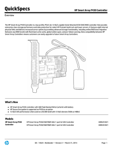 HP Smart Array P430 Controller