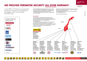 we provide perimeter security all over norway!