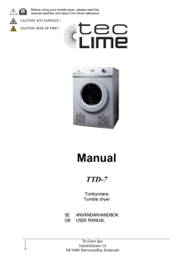 Manual TTD-7 - Smartwares Safety & Lighting ApS