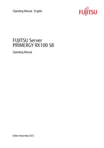 FUJITSU Server PRIMERGY RX100 S8
