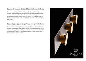 Face wall hangers design Claesson Koivisto Rune Face