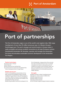 Port of partnerships - Havenbedrijf Amsterdam