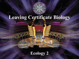 Ecology 2 WWTBAM