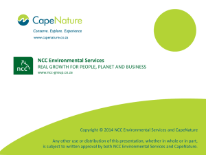 Why is this important? - NCC Environmental Services