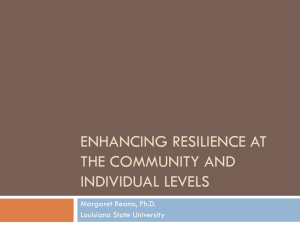 Resilience Through Adaptive Governance