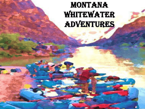 Montana Whitewater Adventures - Montana State University Billings