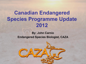 CESP2012 - Canadian Association of Zoos and Aquariums