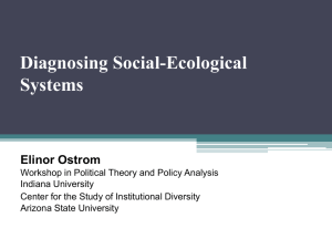 Complexity & Sustainability of Social-Ecological System