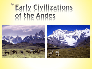 Early Civilizations of the Andes