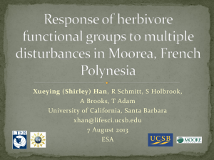 Response of herbivore functional groups to multiple