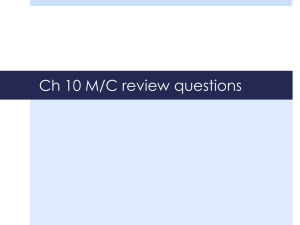 ch 10 mc px questions