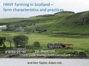 HNV farming in Scotland - Farm Characteristics and