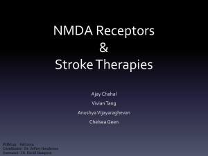 NMDA and stroke